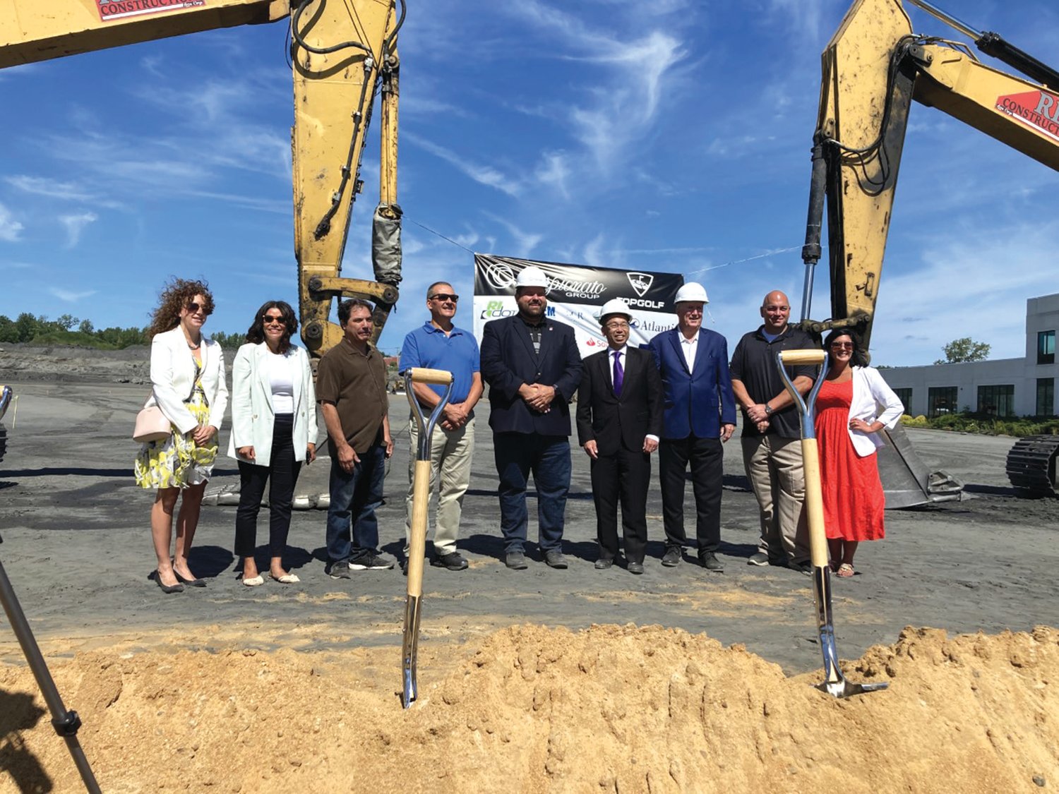BREAKING GROUND: Phase one of site construction for Topgolf began July 27.
